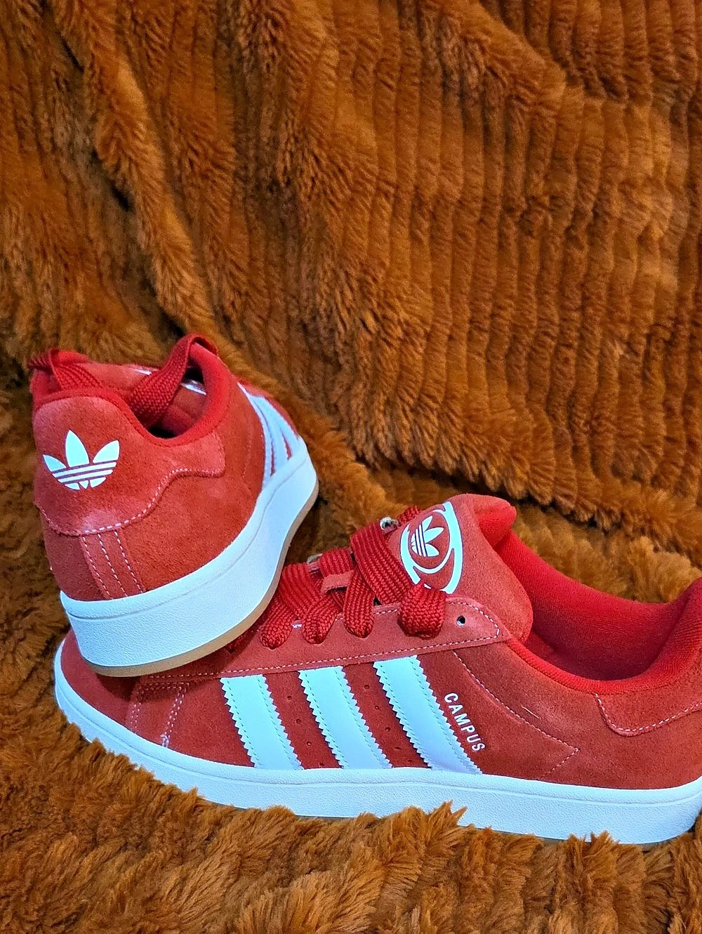 adidas Campus 00s Red White Sneakers NWT